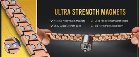 Magnetrx Pure Copper Bracelet For Men Effective Ultra Strength Mens