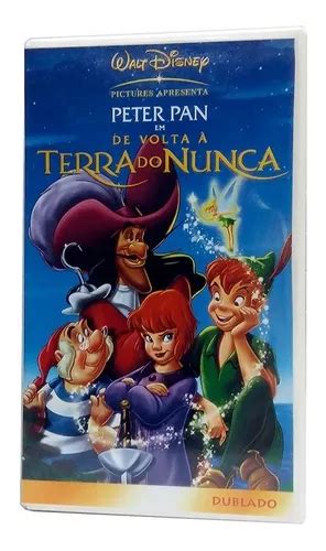 Fita Vhs Original Peter Pan De Wall Disney Dublado Parcelamento Sem Juros