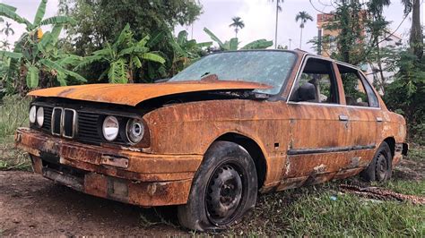 50 Years Old BMW Car Restoration Very Old Rusty Restore And