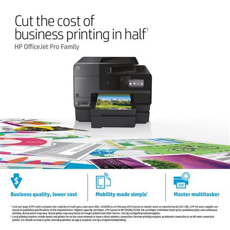 Hp Officejet Pro 8630 All In One Color Photo Printer With Wireless And Mobile Printing