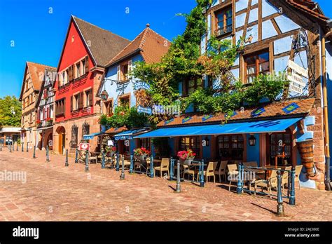 Kaysersberg France French Alsace Restaurant Hi Res Stock Photography