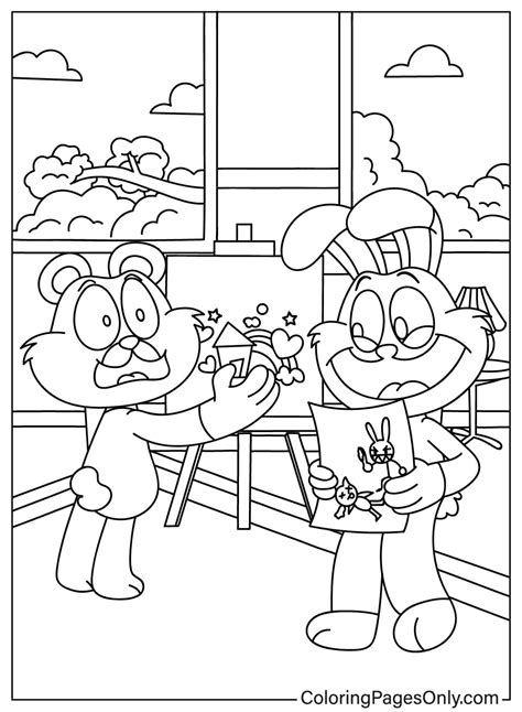 Coloriages De Hoppy Hopscotch Coloringpagesonly