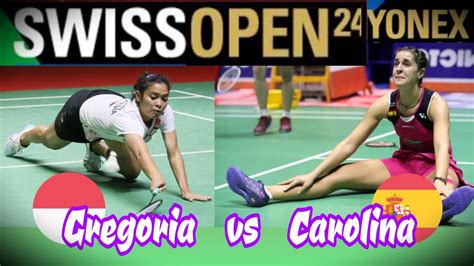 Gregoria Mariska Tunjung Vs Carolina Marin Final Swiss Open 2024