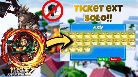 SOLANDO TICKET RAID EXTREME 24EXP SOLO NO ALL STAR TOWER DEFENSEE