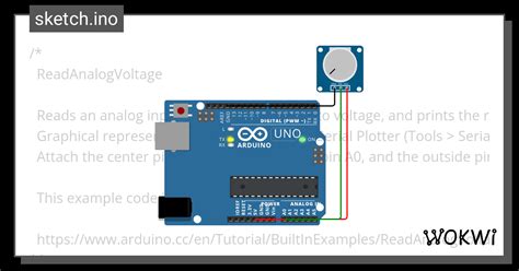 Read Analog Voltage Wokwi Esp Stm Arduino Simulator