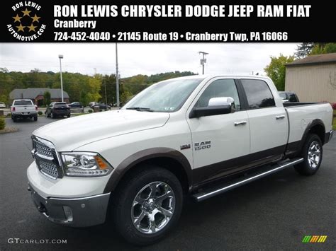 2018 Pearl White Ram 1500 Laramie Crew Cab 4x4 122742113 Photo 14 Car Color