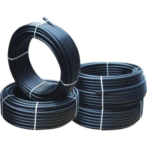 Black 3 Mm Thick Strong Round Rigid Seamless Hdpe Plastic Pipe For