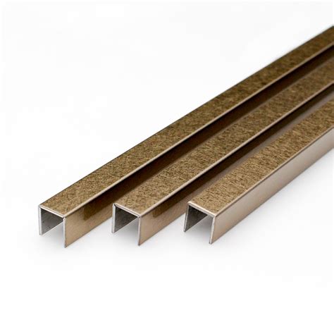 Bronze Vibration Finish Stainless Steel U Shape Channel 304 Metal Edge