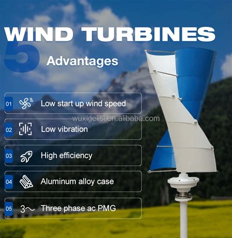 Good Price High Quality Wind Turbine Vertical Type W W W W