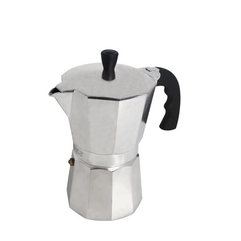 Imusa New 6 Cup Aluminum Stovetop Espresso Coffeemaker Silver