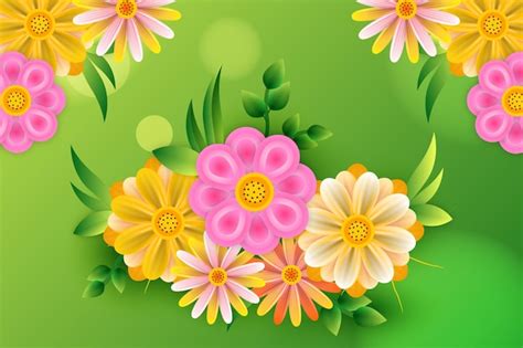 Wallpaper Hd Flowers Vector