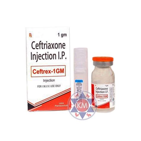 Ceftriaxone Sodium Ceftrex Injection Gm Vial Km Vet Pharm Sdn Bhd