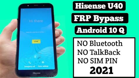 Hisense U40 Hlte103e 32 Bypass Frp File 2023 Updated April 2023