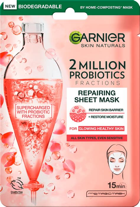 Garnier Skin Naturals 2 Million Probiotics Repairing Sheet Maska Za