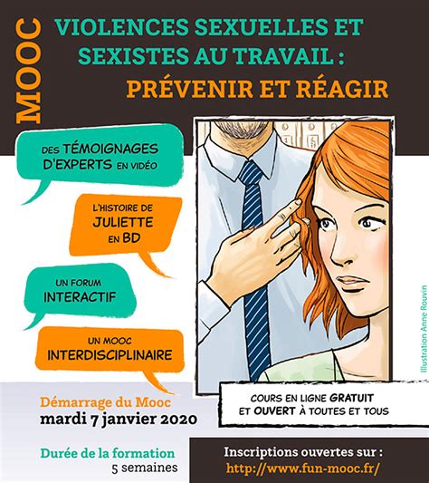 Ovifem Mooc Prévenir Les Violences Sexistes Et Sexuelles Au Travail