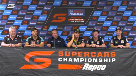 Sunday Press Conference Bosch Power Tools Perth Supersprint