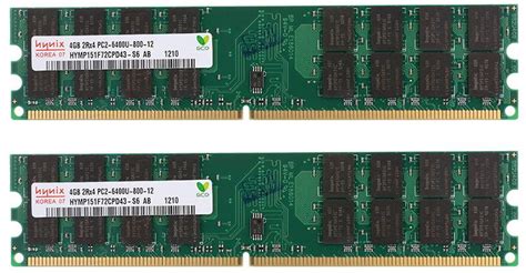 Hynix 8gb 2x 4gb Ddr2 800mhz Pc2 6400 Desktop