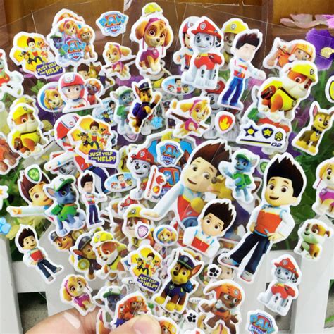 Ready Stock Paw Patrol Pvc Sticker Paw Patrol Cute Sticker For Kid