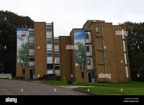 Student accommodation, Keele University, Keele, Staffordshire, England ...