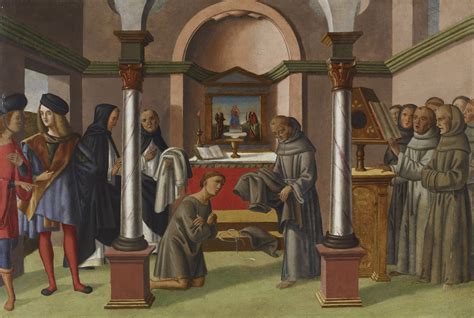 Saint Anthony Of Padua Taking The Habit Of The Franciscan Order The Walters Art Museum