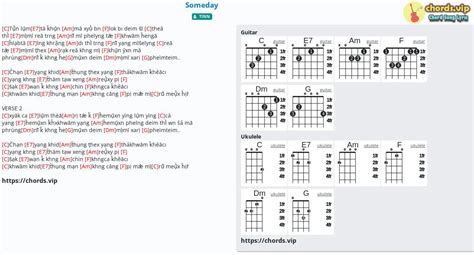 Chord: Someday - TINN - tab, song lyric, sheet, guitar, ukulele | chords.vip