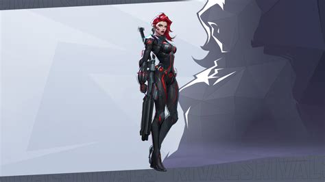 A Black Widow Marvel Rivals K Wallpaper Pc Desktop