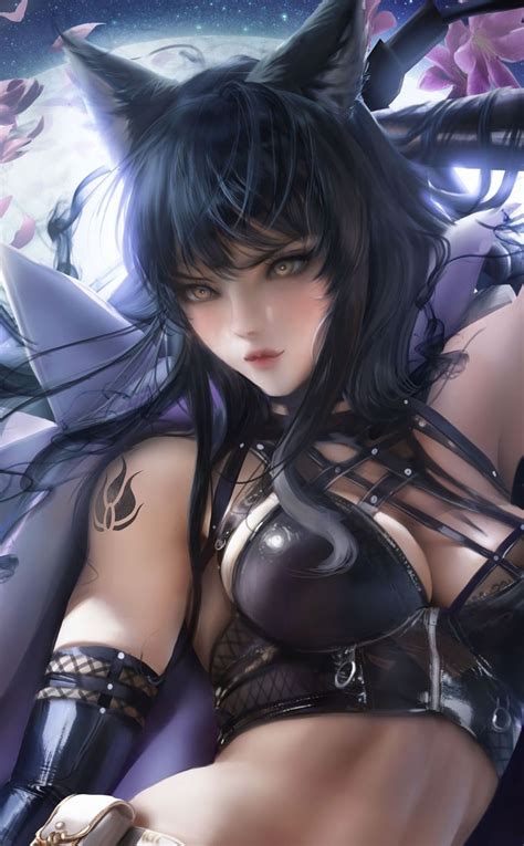 Ahri Hot Warrior League Of Legends Video Game Art 950x1534 Wallpaper League Of Legends