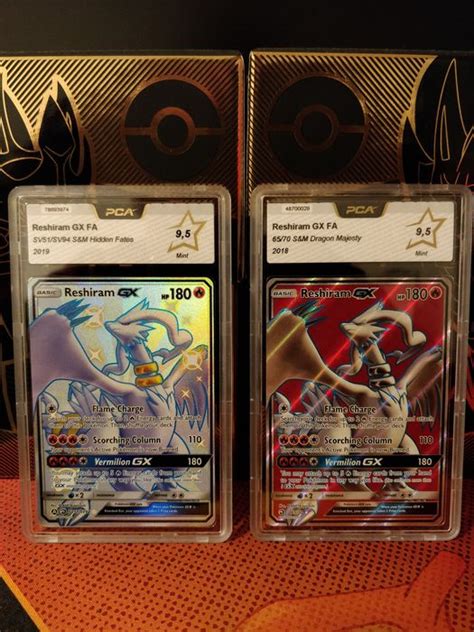 The Pok Mon Company Graded Card Reshiram Gx Sv Sv Catawiki