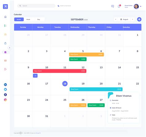 E-Commerce Admin Dashboard UI :: Behance