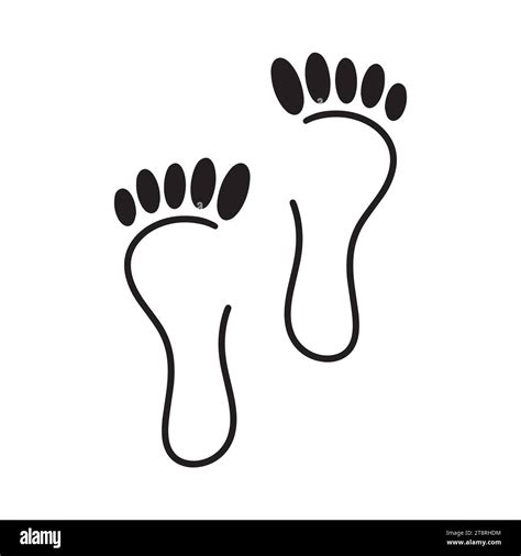 Foot And Care Icon Logo Template Foot And Ankle Healthcare Stock Vector