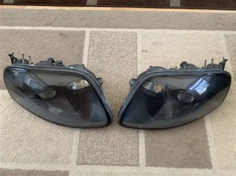 TOYOTA SUPRA MK4 JZA80 Facelift Headlights Delined With Full Matt Black