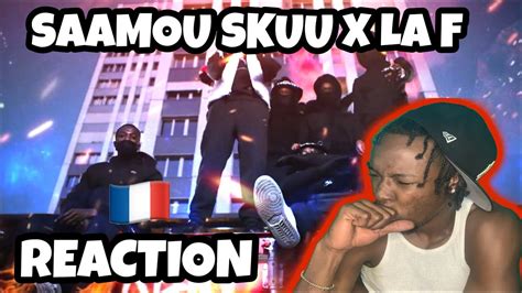 AMERICAN REACTS TO FRENCH DRILL RAP Saamou Skuu X La F French Drill