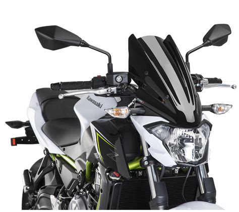 Puig Touring Naked New Generation Windscreen Kawasaki Z650 2017 2019