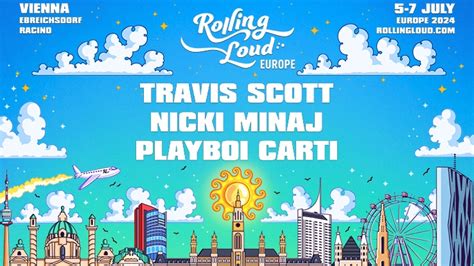 Rolling Loud Europe Droppt Line Up 2024 Travis Scott Nicki Minaj