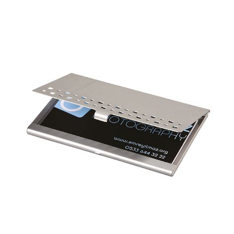 Porte Cartes De Visite En Aluminium Etia Communication