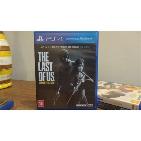 Jogo Ps4 Mídia Física The Last Of Us 1 Remasterizado Shopee Brasil