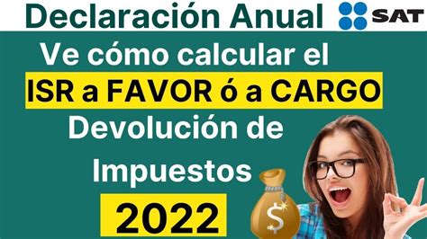 Como Calcular Saldo A Favor Devolución De Impuestos 2022💰declaración