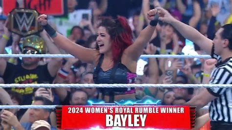 Bayley Wins Wwe Women S Royal Rumble Wwe Royal Rumble January