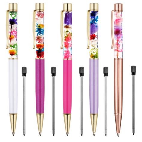 Buy Ubabe Ballpoint Pens Pieces Rose Gold White Rose Red Dark Purple