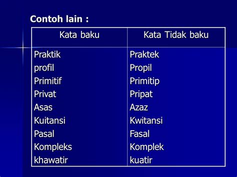 Contoh Soal Kalimat Baku Dan Tidak Baku Tes Cpns 2018 Rumah Pendidik