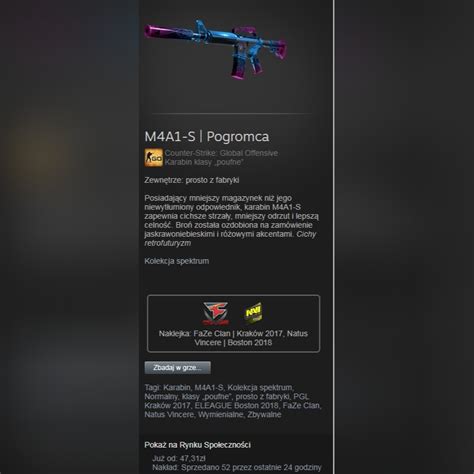 M4A1 S Pogromca Skiny CS GO Skin Warszawa Kup Teraz Na Allegro Lokalnie