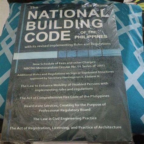 The National Building Code Of The Philippines 2018 Edition Shopee