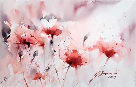 Giuliano Boscaini Painting In 2024 Abstract Art Landscape Flower Art