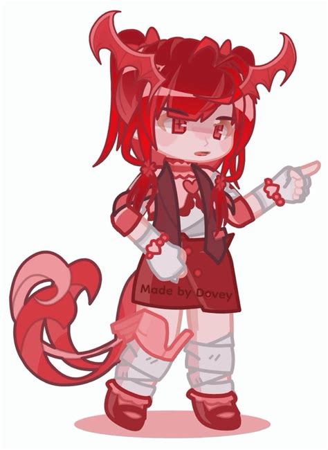 Dragon Girl Gacha Life Design Dragon Girl Club Life Character