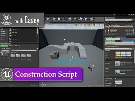 Ue With Casey Construction Script Instanced Meshes Youtube