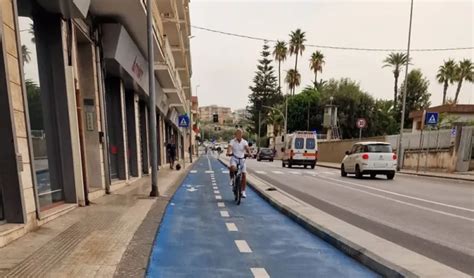 Attive Le Piste Ciclabili Di Via Von Platen Viale Teocrito E Viale