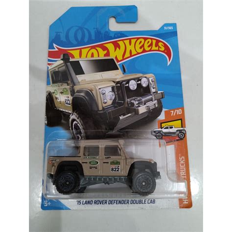 New Hot Wheels 15 Land Rover Defender Double Cab Shopee Malaysia