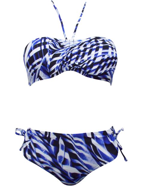 Naturana Naturana Assorted Plain Printed Bikini Sets Size