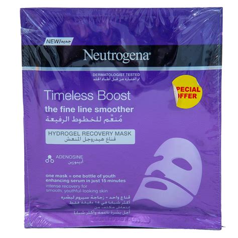 Neutrogena Face Mask Sheet Timeless Boost Hydrogel Recovery 30 Ml 21 Online At Best Price