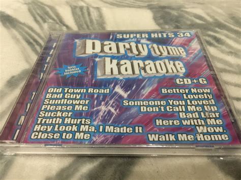 Various Artists Party Tyme Karaoke Super Hits 34 Various Artists New